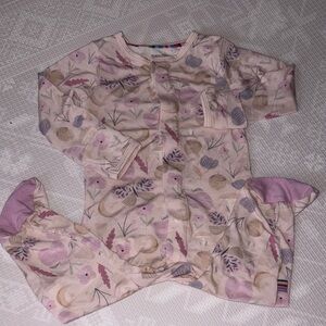 Magnetic Me Pink and Purple footed sleeper